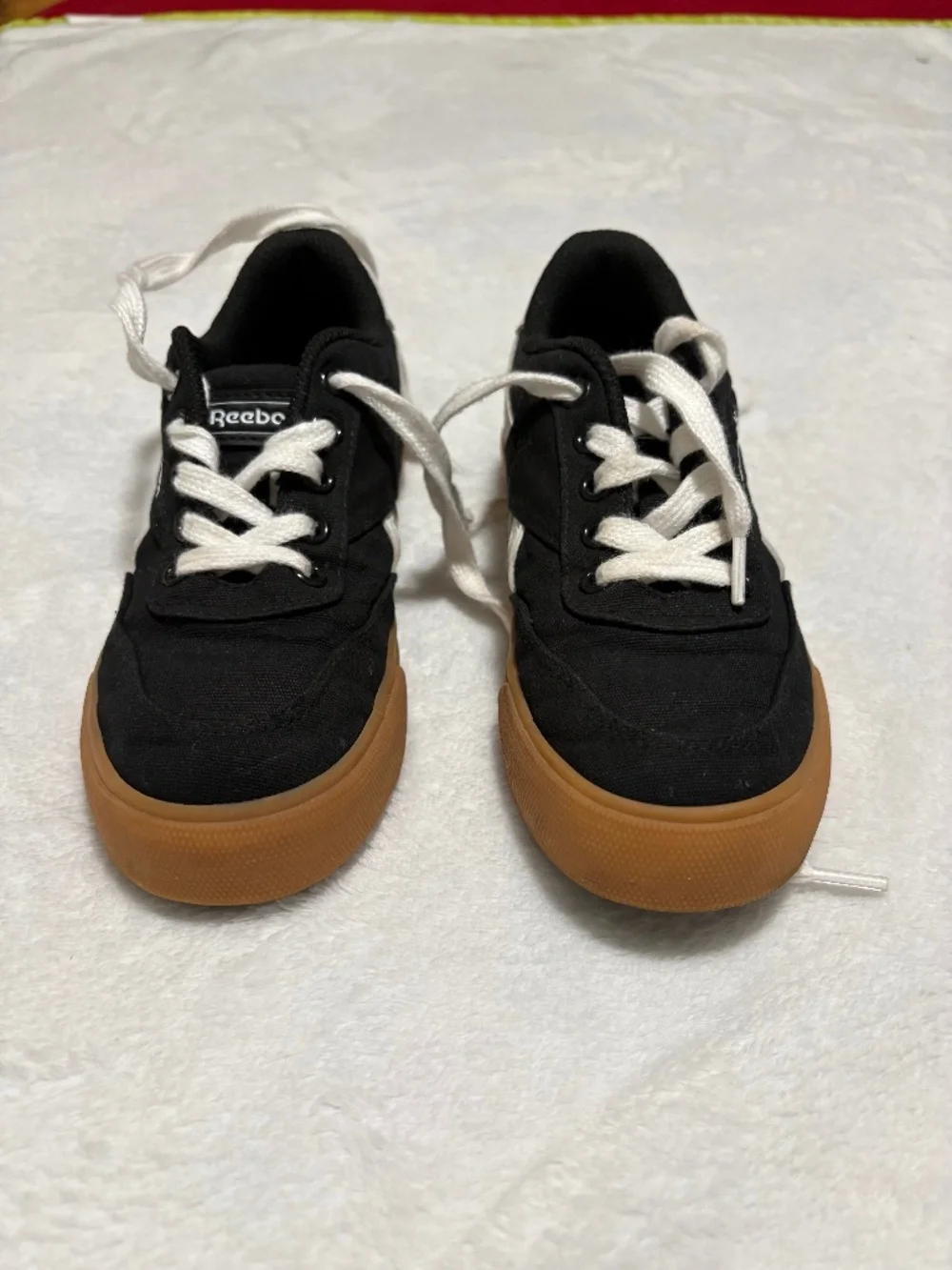 Boys Size 13, Reebok canvas shoes. Only worn twice.